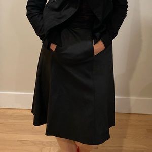 Los Angeles Woman Leather Skirt